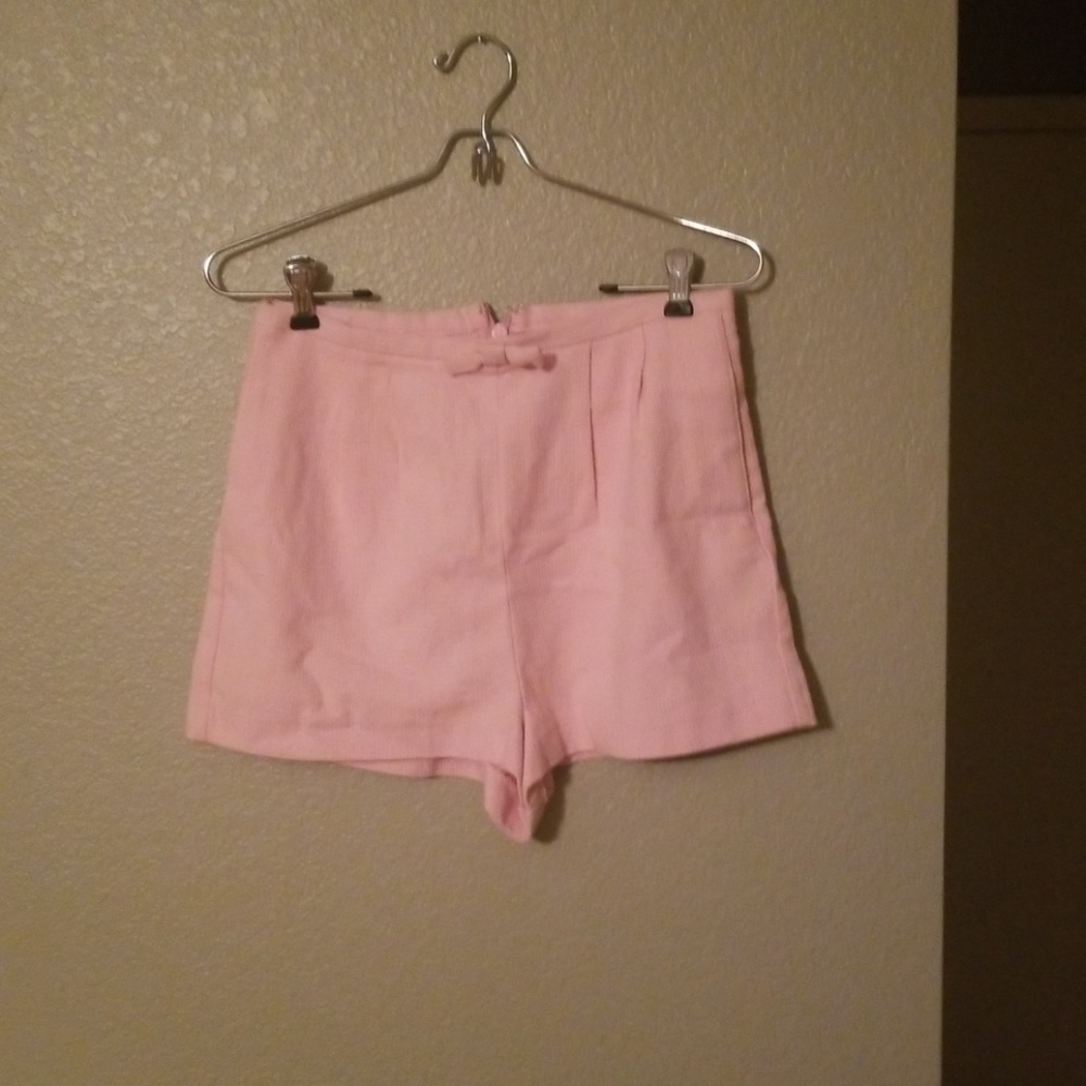 Topshop Pink Women's Shorts